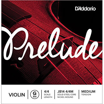送料無料 チープ DADDARIO バイオリン用 バラ弦 Prelude G線 J814 0019954262037 4 国内正規品 Tension 4M Medium SALE開催中
