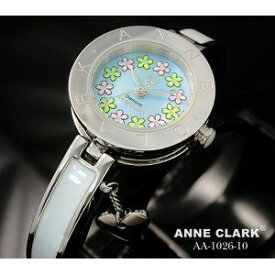 その他 ANNE CLARK（アン・クラーク）レディース腕時計 AA1026-10（文字盤ブルー）　【花柄の文字盤がキュート】　　 ds-693872