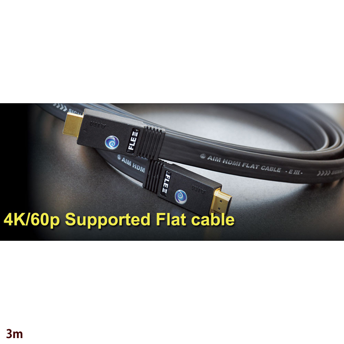 超格安価格 その他 AIM HDMIフラットケーブル FLE3-03 大幅値下げランキング FLE3