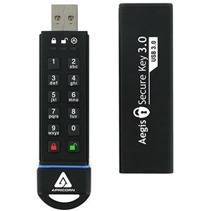 送料無料 その他 海外輸入 Apricorn 日本メーカー新品 AegisSecure Key ASK3-30GB 30GB 1個 ds-2289396 暗証番号対応USBメモリー
