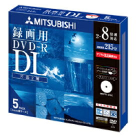 三菱化学メディア Verbatim 1回録画用 DVD-R DL 2-8倍速 5枚 VHR21HDSP5