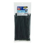 エルパ 結束バンド 250mm 耐候性ブラック 200本入り KBF-N250200(BK)