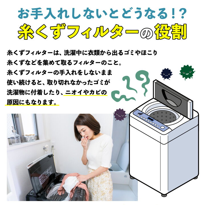楽天市場】洗濯機用 糸くずフィルター 東芝 420-44-622 互換 2個入り 