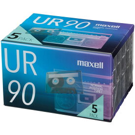 日立マクセル カセットテープ 90分 5本入 UR-90N5P