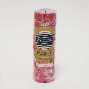 �G���p �≏�r�j�[���e�[�v 19mm×10m 10�� ���b�h #101 19X10M 10P/RD