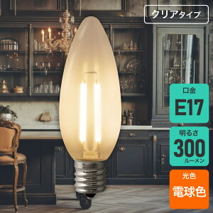 �G���p(ELPA) �t�B�������gLED�d�� �V�����f���A�� E17 25W�` �d���F �N���A ������Ή� LDC2CL-G-E17/D-F338