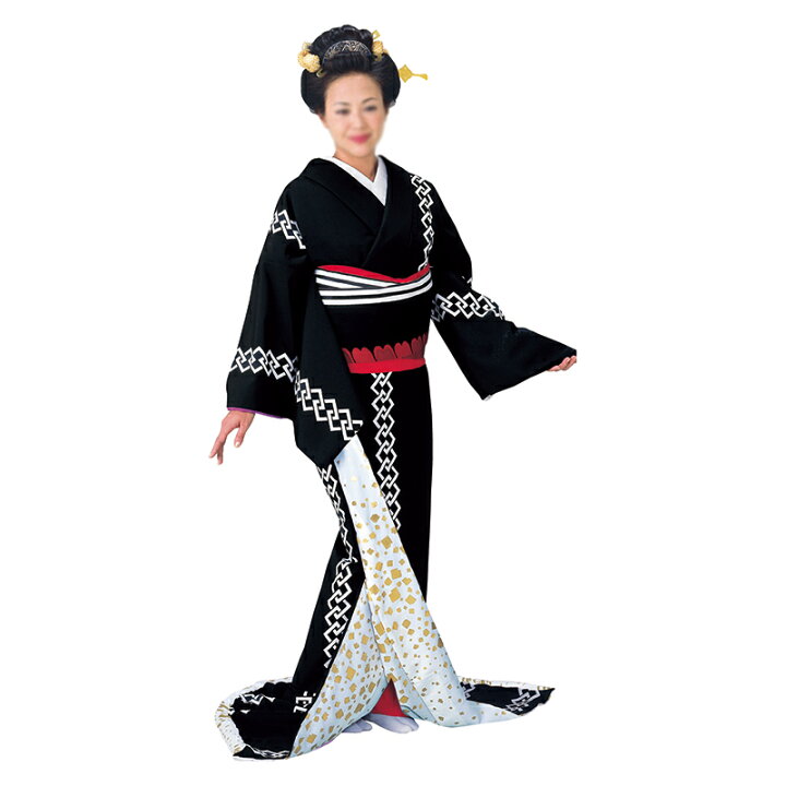 楽天市場】裾引き(引き摺り)着物 舞台 衣装 舞踊 日本舞踊 民踊 新舞踊 