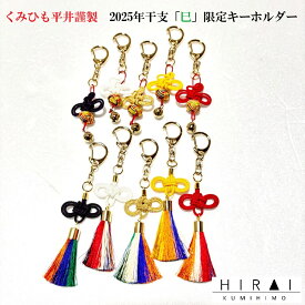 くみひも　干支キーホルダー　「巳」年限定商品　厄除　お守り　組紐