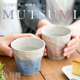 【10％OFFクーポン 本日23:59まで】九谷焼 フリーカップ MUTSUMI ペア ( 母の日 早割 プレゼント 初任給 焼酎カップ ビールカップ 結婚記念日 お祝い 人気 セット 九谷焼 結婚 出産 内祝い 引き出物 金婚式 誕生日プレゼント 還暦祝い 古希 喜寿 米寿 退職 )