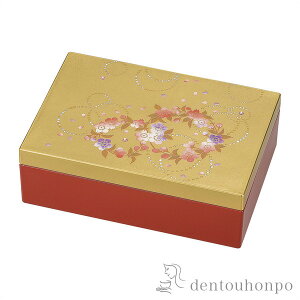 【LINE登録で300円クーポン】 アクセサリーBOX かりん ( 名入れ有料 アクセサリー入れ 収納ボックス ケース BOX 宝物 山中漆器 結婚 出産 内祝い 引き出物 金婚式 誕生日プレゼント 還暦祝い 古