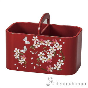 【LINE登録で300円クーポン】 ミニリモコンラック 赤 さくら野 ( 名入れ有料 アクセサリー入れ 収納ボックス ケース お祝い 女性 山中漆器 結婚 出産 内祝い 引き出物 金婚式 誕生日プレゼント