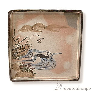 【LINE登録で300円クーポン】 角皿 花鳥乾山十二月 鵜 (6月) 1枚 ( 名入れ有料 角皿 長皿 焼き魚 さんま おしゃれ 清水焼 京焼 結婚 出産 内祝い 引き出物 金婚式 誕生日プレゼント 還暦祝い