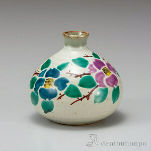 【LINE登録で300円クーポン】 九谷焼 一輪生 椿 3号 ( 木札名入れ有料 花瓶 おしゃれ 花器 フラワーベース おすすめ 九谷焼 結婚 出産 内祝い 引き出物 金婚式 誕生日プレゼント 還暦祝い 古希