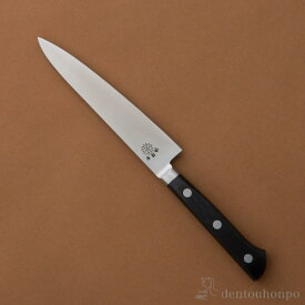 【LINE登録で300円クーポン】 洋包丁 堺菊守 SKKバナジウム鋼（口金付） ペティ 180mm 1本 名入れ彫刻無料 ( 退職祝い 定年 切れ味 ナイフ 庖丁 人気 おすすめ 堺打刃物 結婚 出産 内祝い 引き出物 金婚式 誕生日プレゼント 還暦祝い 古希 喜寿 米寿 退職 定年 )