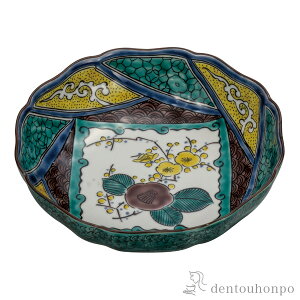 【LINE登録で300円クーポン】 鉢 梅椿文 5.2号 ( 和食 セット おつまみ 朝食 煮物 九谷焼 結婚 出産 内祝い 引き出物 金婚式 誕生日プレゼント 還暦祝い 古希 喜寿 米寿 退職 定年 プレゼント お