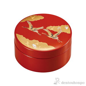 【LINE登録で300円クーポン】 アクセサリーケース 吉祥鶴 3号 ( 名入れ有料 アクセサリー入れ 収納ボックス ケース BOX 宝物 山中漆器 結婚 出産 内祝い 引き出物 金婚式 誕生日プレゼント 還暦