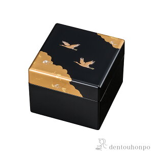 【LINE登録で300円クーポン】 姫小箱 光輝 黒 ( 名入れ有料 アクセサリー入れ 収納ボックス ケース BOX 宝物 山中漆器 結婚 出産 内祝い 引き出物 金婚式 誕生日プレゼント 還暦祝い 古希 喜寿