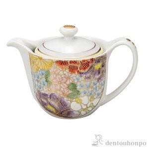 【5%OFFクーポン 本日 23:59まで】 ポット急須 雅華 茶こし網付 ( ティーポット お茶 煎茶 日本茶 おすすめ 九谷焼 結婚 出産 内祝い 引き出物 金婚式 誕生日プレゼント 還暦祝い 古希 喜寿 米寿