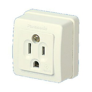 ���V�i���p�i�\�j�b�N�@�ڒn�p�^�R���Z���g�@WK3001W�@15A 125V ���̎����\��