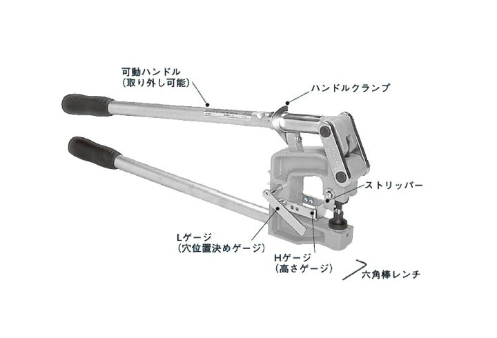 楽天市場】☆新品☆ ネグロス ケーブルラック・金属ダクト穴あけ工具 