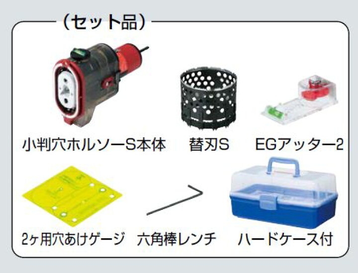 楽天市場】在庫あり 新品 未来工業 小判穴ホルソーS FH−SBG−S 