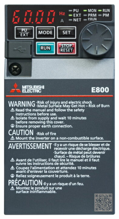 楽天市場】在庫あり 新品正規品 三菱 インバータ FR-E820-2.2K-1 2.2KW 