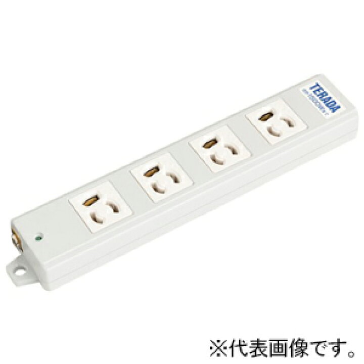 楽天市場】TERADA(寺田電機製作所) OAタップ 4口 接地2P15A125V抜止 