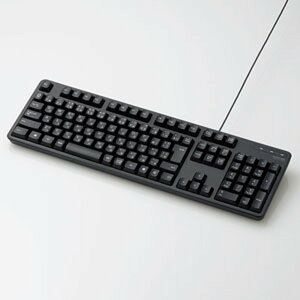 ELECOM �L���L�[�{�[�h �e���L�[�t �����u�������� �u���b�N TK-FCM104BK