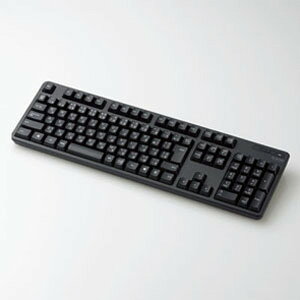 ELECOM ���C�����X�L�[�{�[�h 2.4GHz���� �e���L�[�t �����u�������� �u���b�N TK-FDM106TBK