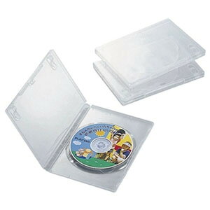 ELECOM DVD�g�[���P�[�X 1�����[ 3���Z�b�g �N���A CCD-DVD01CR