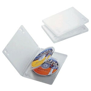 ELECOM DVD�g�[���P�[�X 3�����[ 3���Z�b�g �N���A CCD-DVD07CR