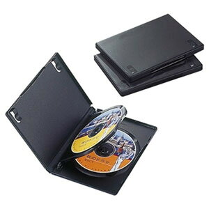ELECOM DVD�g�[���P�[�X 3�����[ 3���Z�b�g �u���b�N CCD-DVD07BK
