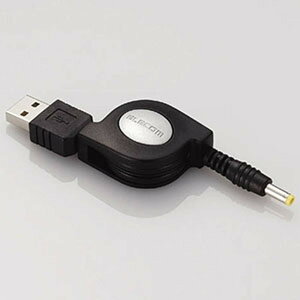 ELECOM PSP�Ή�USB�[�d�P�[�u�� Type A �� DC�R�l�N�^ ����0.8m MG-CHARGE/DC