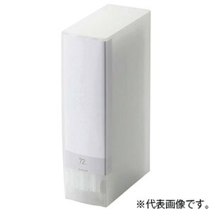 ELECOM Blu-ray・DVD・CD対応ディスクファイル 72枚収納 クリア CCD-FB72CR