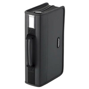 ELECOM CD�EDVD�t�@�X�i�[�P�[�X 96�����[ �^�C�g���J�[�h�t CCD-SS96BK