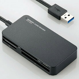ELECOM USB3.0メモリリーダライタ 5スロット 56メディア対応 ブラック MR3-A006BK
