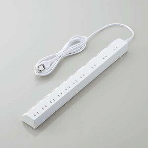 ELECOM �ʃX�C�b�`�t10��2.5m�R�[�h�^�b�v T-K7A-21025WH