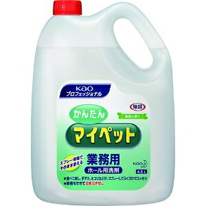 花王【ケース特価 4個セット】かんたんマイペット 業務用 4.5L 4901301021168_set