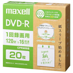 }NZ DVD-R GRpbP[W Ђт냏Ch[xfBXN 1^p Ж4.7GB 1`16{CPRMΉ DRD120SWPS.20E