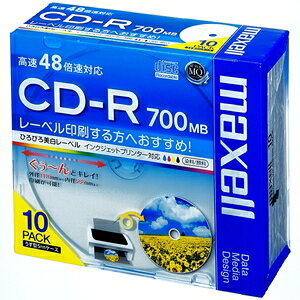 }NZ f[^pCD-R Ђт[xfBXN 700MB 2`48{Ή 10 CDR700S.WP.S1P10S
