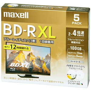 }NZ ^pu[CfBXN BD-R XL Ђт냏Ch[xfBXN 1^p 100GB(Ж3w) BRV100WPE.5S