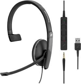 ゼンハイザー SENNHEISER EPOS USB&3.5 mm ジャック 接続 片耳 UC ヘッドセット SC 135 USB AWSテクノロジーパートナー認定製品 508316 4044155240795 SC135USB