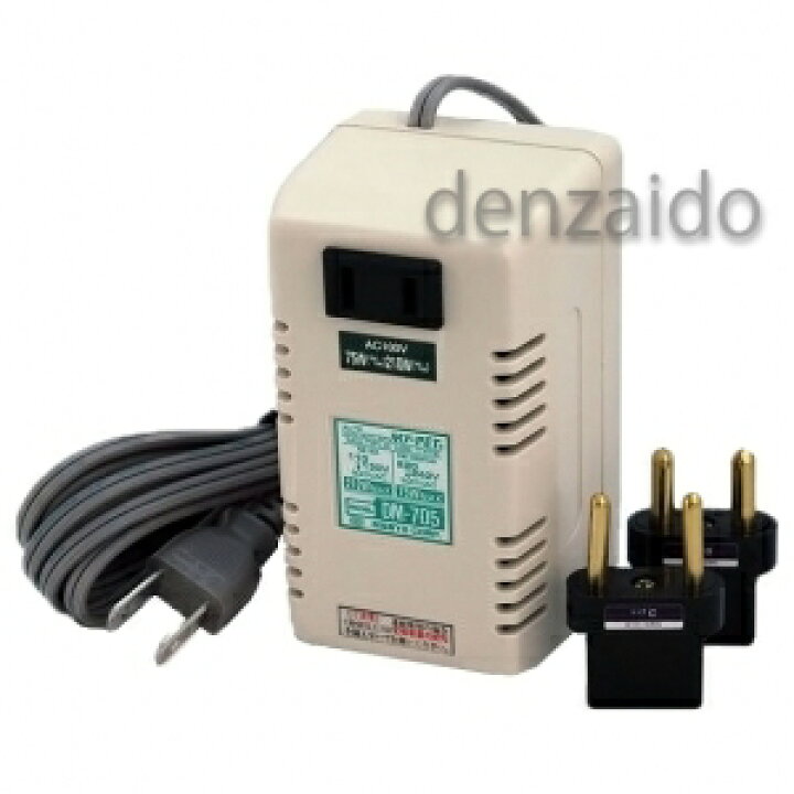 楽天市場】日章工業 海外用変圧器 全世界対応 トランス式 DM705 : 電材堂