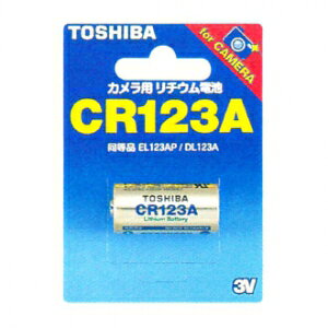 ���� �J�����p���`�E���d�r 3V 30mA 1400mAh 1�� CR123AG