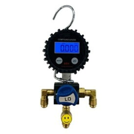 BBKテクノロジーズ デジタルマニホールド Slim Miniタイプ 電池式 ルームエアコン用 5/16フレア 測定圧力範囲-0.1～5.000Mpa DM-60