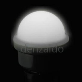 ジェフコム LEDサイン球 屋外用 散光タイプ ホワイト 口金E26 P18SW-E2601-W