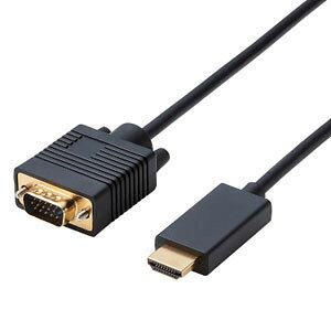 ELECOM HDMIpVGAϊP[u HDMIIX-VGAIX 2m CAC-HDMIVGA20BK