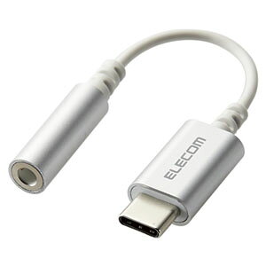 ELECOM Type-CϊP[u CzEwbhzp ϋv^Cv 3.5mm4ɃXeI~jWbN Vo[ EHP-C35DS01SV