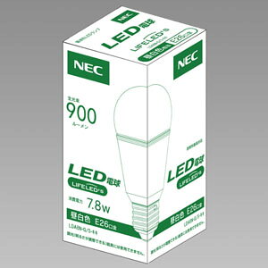 z^NX(NEC) LEDd ʓd`60W F E26 EfMގ{HΉ LDA8N-G/S-LL