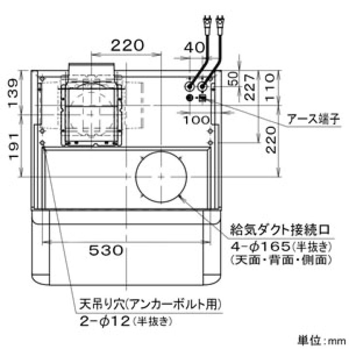 楽天市場】パナソニック 深型レンジフード 60cm幅 同時給排タイプ 